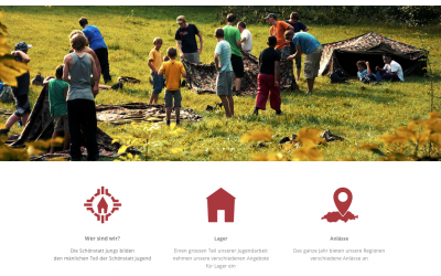 Die neue Webseite auf einen Blick
