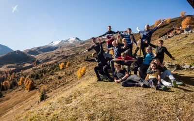 Auf der Alp Stierva, Herbslager 2017